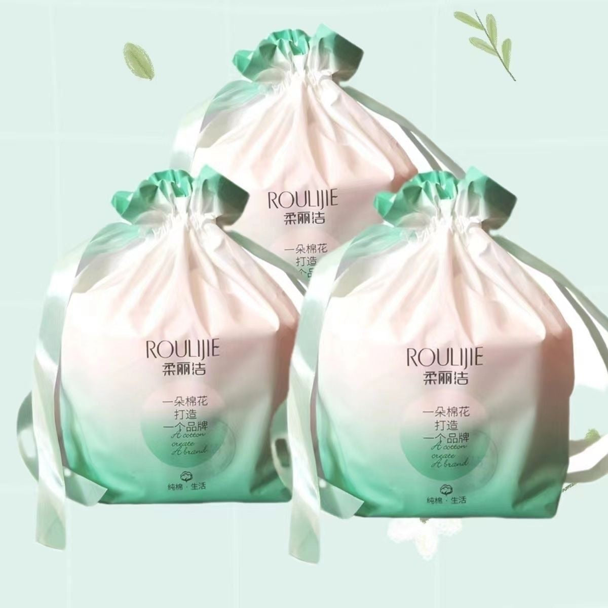 Roulijie Soft Cotton Towel｜柔丽洁面巾 100%纯棉干湿两用