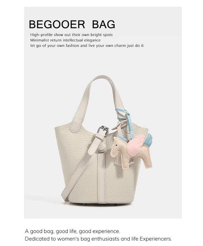 French-Inspired Designer Mini Bucket Bag ｜原创法式设计感小众水桶包