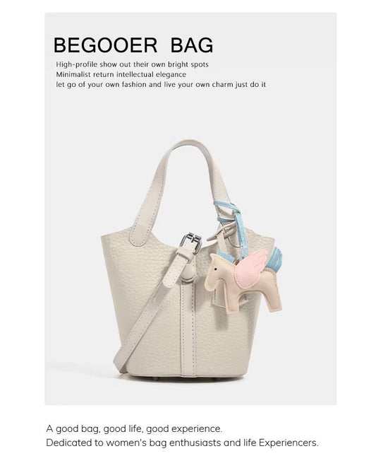 French-Inspired Designer Mini Bucket Bag ｜原创法式设计感小众水桶包
