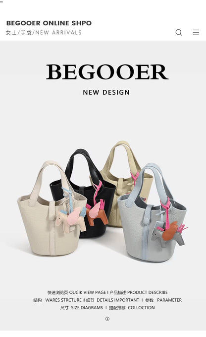 French-Inspired Designer Mini Bucket Bag ｜原创法式设计感小众水桶包