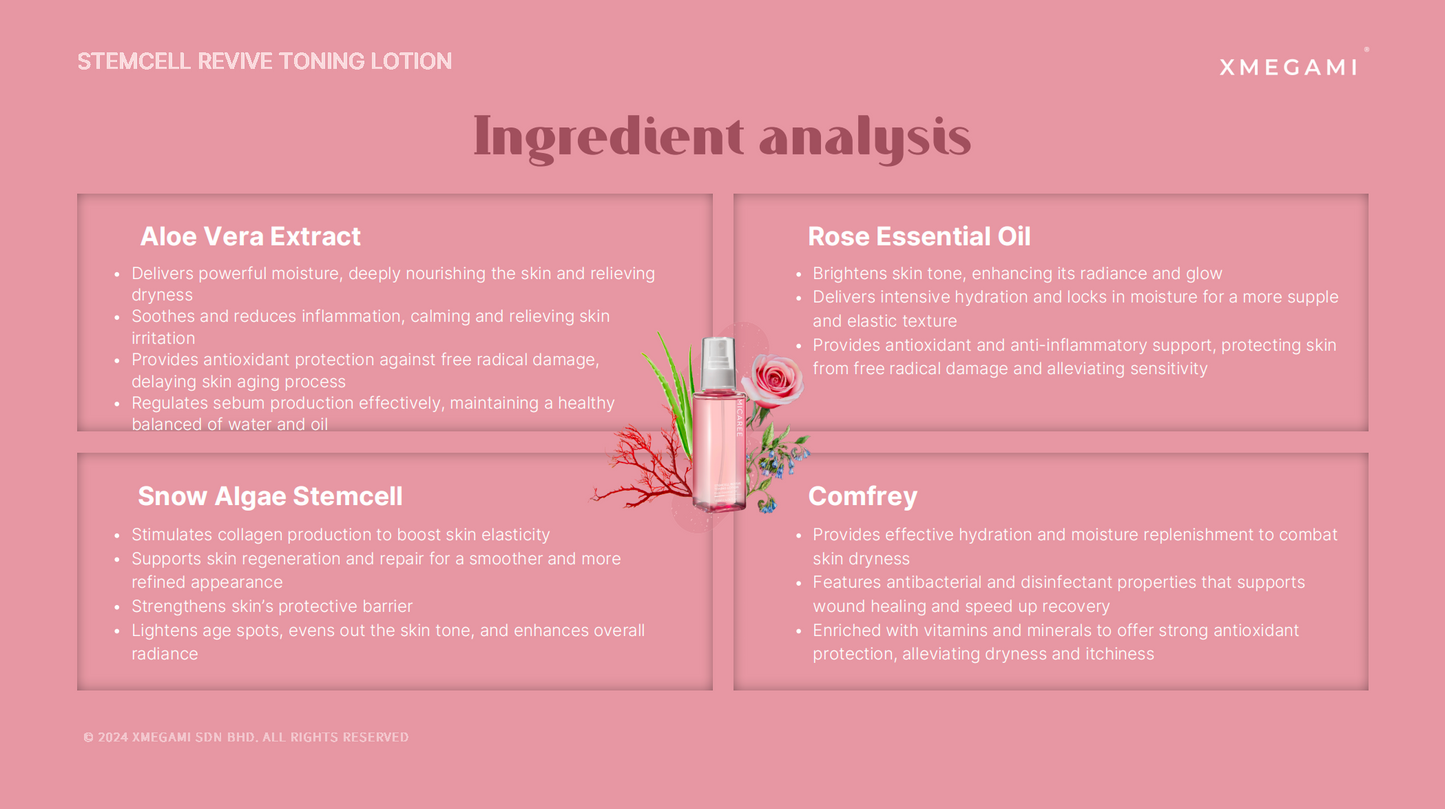 MICAREE Stemcell Revive Toning Lotion ｜ 干细胞养肤水
