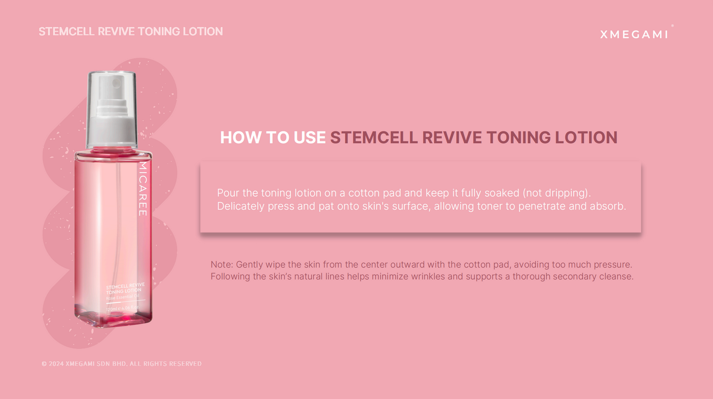MICAREE Stemcell Revive Toning Lotion ｜ 干细胞养肤水